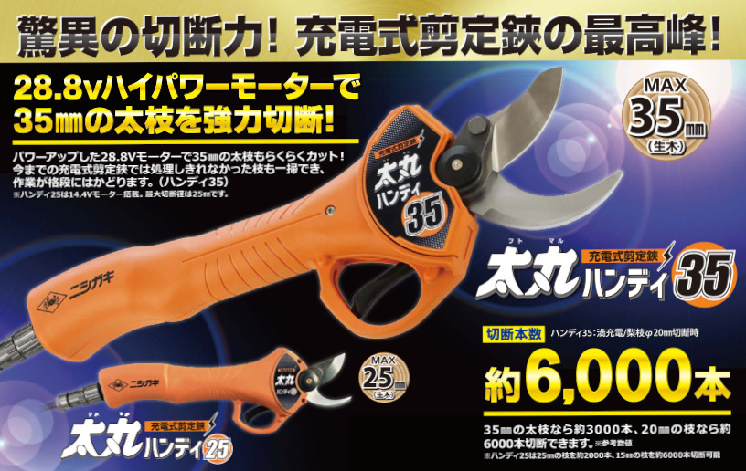 新製品　ニシガキ工業　太丸ハンディ35